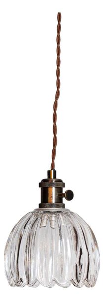 Cottex 8400100-7002 - Závesné svietidlo NORA na kábli so zástrčkou, 1xE14/5W/230V, číre