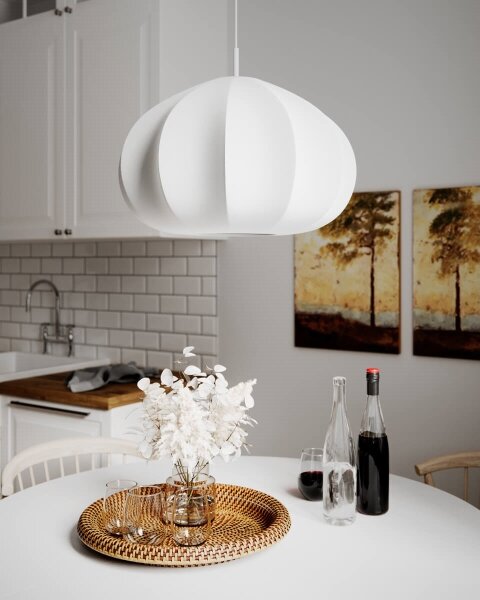 ByRydens 4211040-5000 - Závesný luster EBBA na lane 1xE27/8W/230V