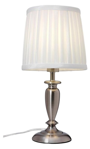 Cottex B1099BK - Stolová lampa INEB 1xE14/40W/230V strieborná