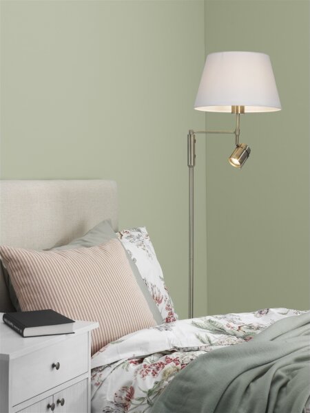 Cottex A2552A - Stojacia lampa LIBRA 1xE27/60W/230V + GU10/40W