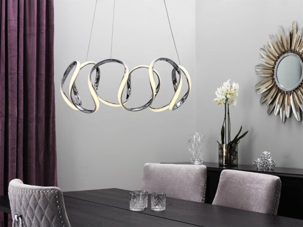 Cottex T5555LK - LED závesný luster na lanku WAVE LED/40W/230V