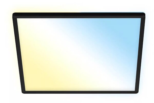 Briloner 7060-015 - SLIM LED stmievateľný panel 22W/230V 42x42 cm čierny Wi-Fi Tuya + diaľkové ovládanie
