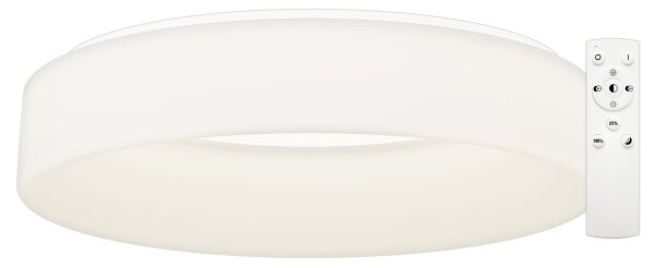Top Light - LED stmievateľné stropné svietidlo HALO LED/60W/230V, priemer 60 cm, biela + diaľkové ovládanie