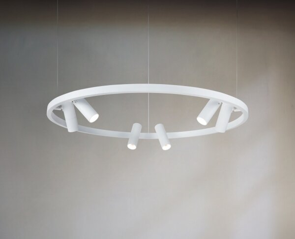 Maytoni MOD102PL-L42W - LED závesný luster na lanku SATELLITE LED/42W/230V biela