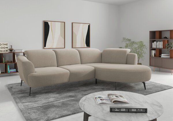 ROHOVÁ SEDAČKA, textil, béžová Sit & More - Sedačky, Online Only