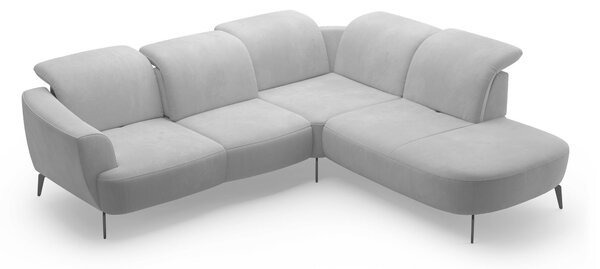 ROHOVÁ SEDAČKA, textil, sivá Sit & More - Sedačky, Online Only