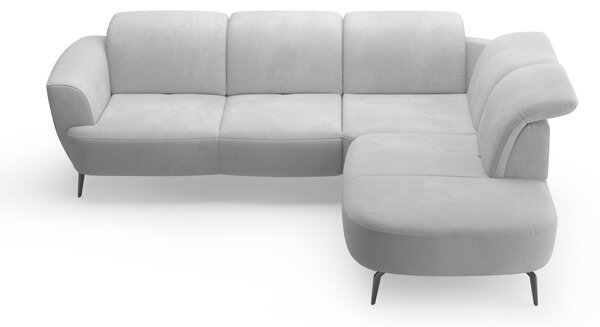 ROHOVÁ SEDAČKA, textil, sivá Sit & More - Sedačky, Online Only