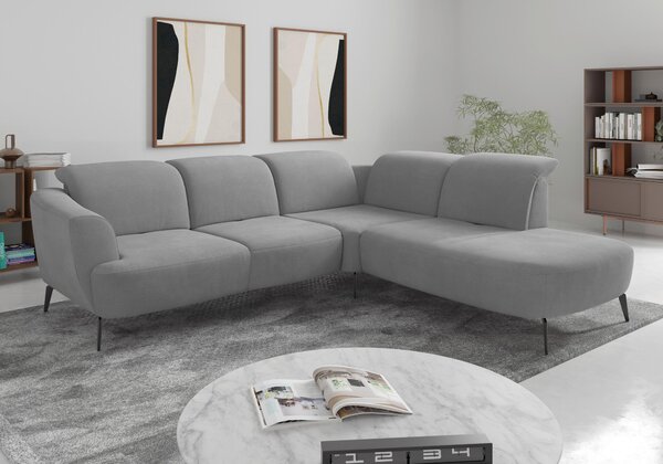 ROHOVÁ SEDAČKA, textil, sivá Sit & More - Sedačky, Online Only