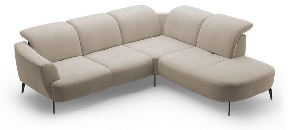 ROHOVÁ SEDAČKA, textil, béžová Sit & More - Sedačky, Online Only