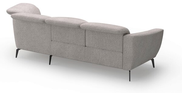 ROHOVÁ SEDAČKA, textil, strieborná Sit & More - Sedačky, Online Only