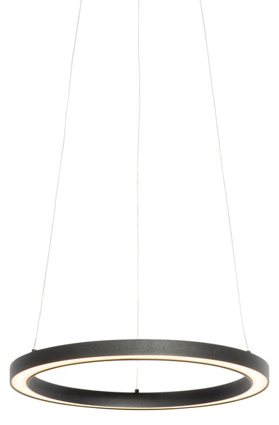 Závesné svietidlo čierne 40 cm vrátane LED 3-stupňového stmievania - Girello