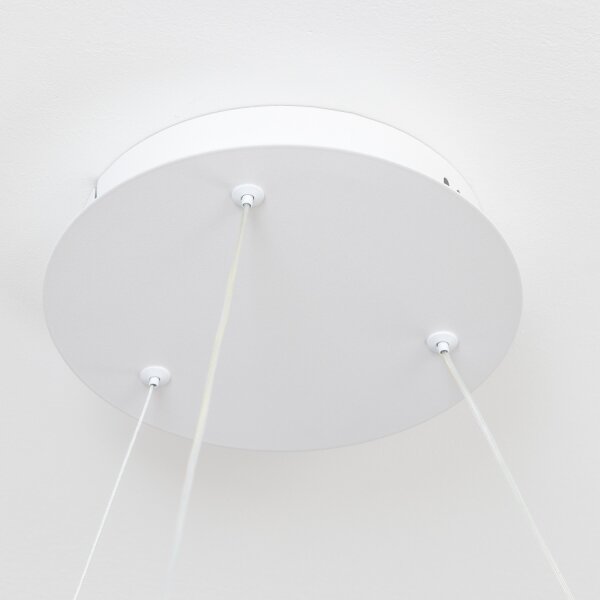 Brilagi - LED stmievateľný závesný luster na lanku FALCON II LED/99W/230V pr. 60 cm biela + DO