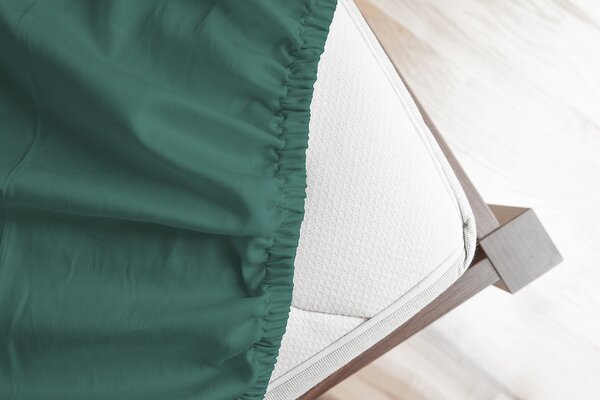 Prestieradlo Zelenomodré FROTÉ PREMIUM Froté PREMIUM 90-100 x 200-220/30