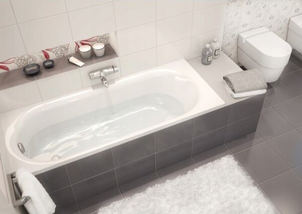 Cersanit Octavia, akrylátová vaňa 170x70cm + nožičky, biela, S301-253