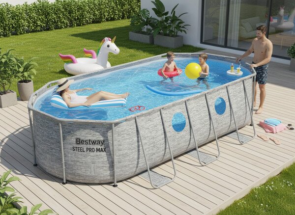 Bazén Bestway Steel Pro Max BES56716 s príslušenstvom 274x122x549 cm