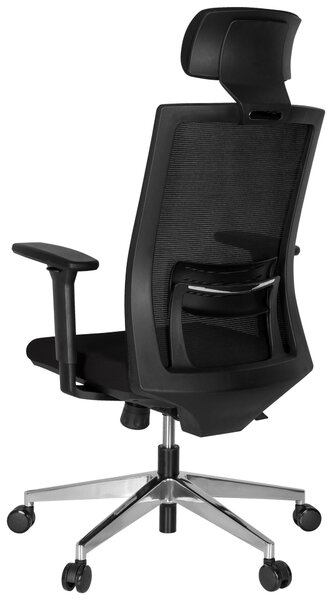OTOČNÁ STOLIČKA, sieťovina, plochá tkanina, čierna MID.YOU - Online Only kancelárie, Online Only