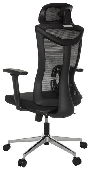 OTOČNÁ STOLIČKA, sieťovina, čierna MID.YOU - Online Only kancelárie, Online Only