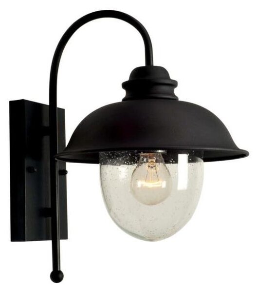 Vonkajšie nástenné svietidlo ZUNA 1xE27/60W/230V IP44 čierna