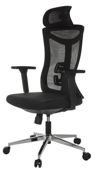 OTOČNÁ STOLIČKA, sieťovina, čierna MID.YOU - Online Only kancelárie, Online Only