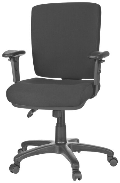 OTOČNÁ STOLIČKA, plochá tkanina, čierna MID.YOU - Online Only kancelárie, Online Only