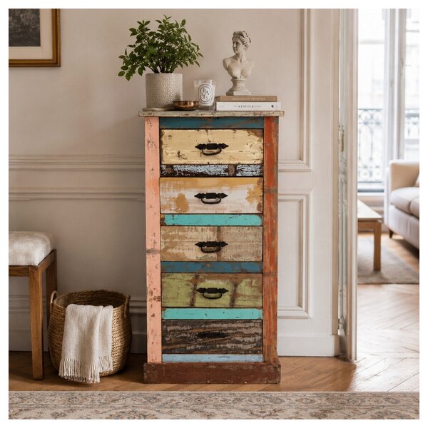 Komoda Retro 60x120x45 recyklované mango