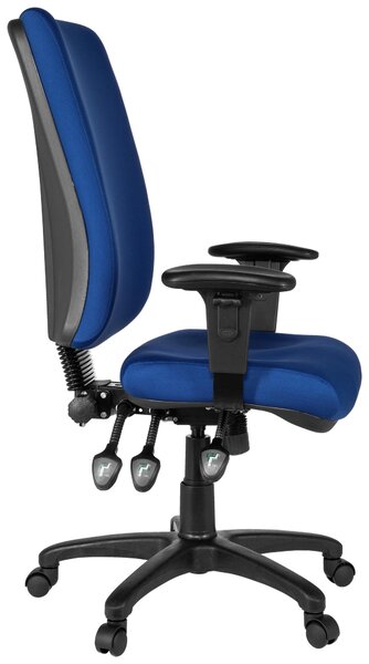 OTOČNÁ STOLIČKA, plochá tkanina, modrá MID.YOU - Online Only kancelárie, Online Only