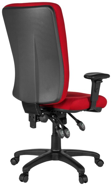 OTOČNÁ STOLIČKA, plochá tkanina, červená MID.YOU - Online Only kancelárie, Online Only