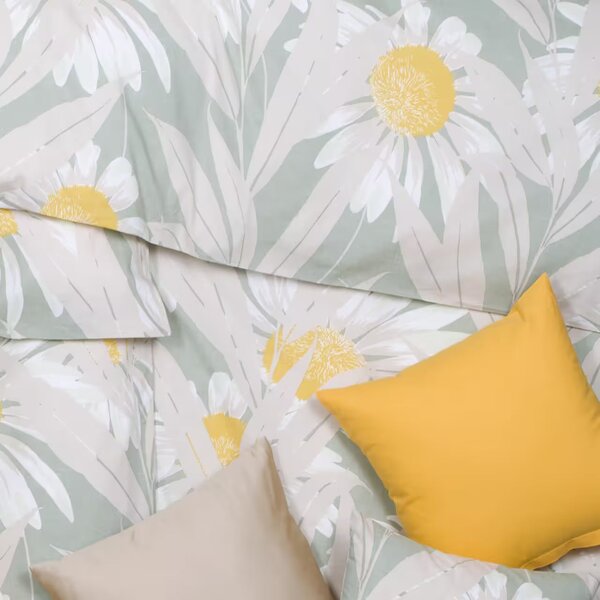 Obliečky KLASIK DESIGN margareta bežný 1x paplón 140x200 + 1x vankúš 70x90 cm