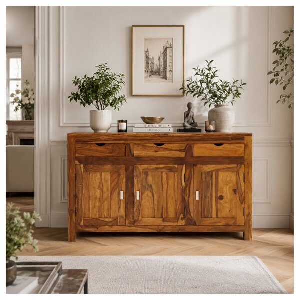 Komoda Amba 140x90x45 z indického masívu palisander