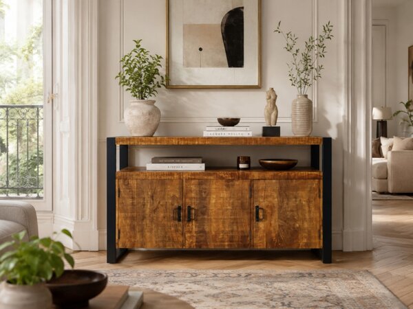 Komoda Retro 140x90x45 indický masív mango