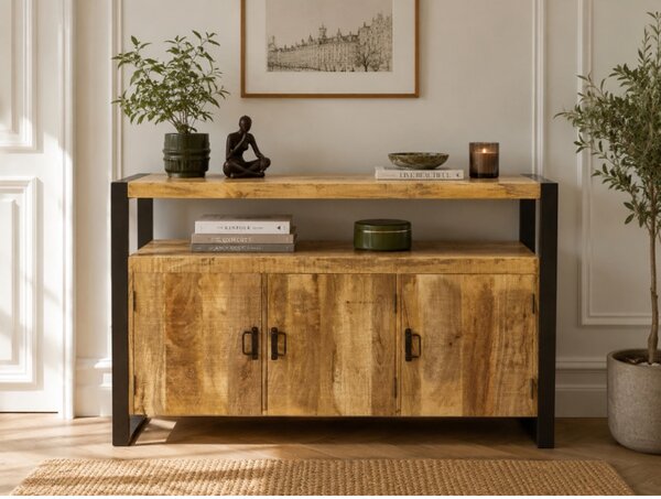 Komoda Retro 140x90x45 indický masív mango