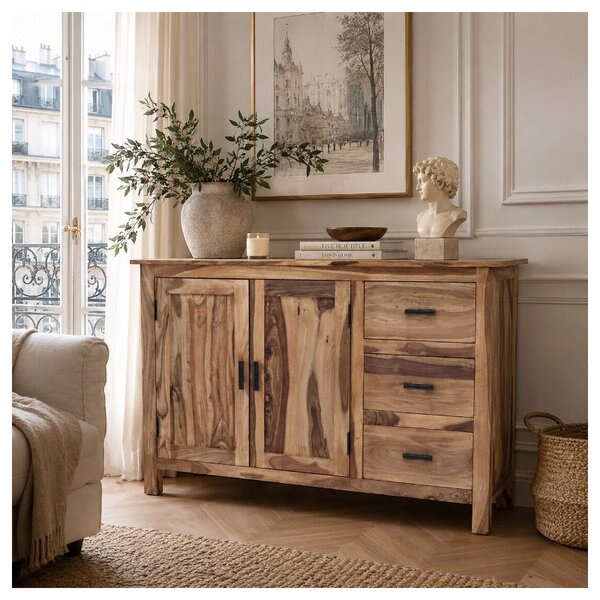Komoda Rami 140x90x45 indický masív palisander