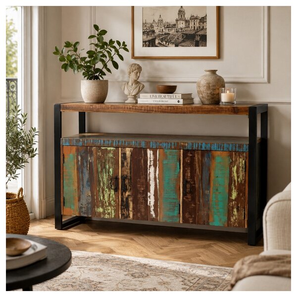Komoda Retro 140x90x45 recyklované mango