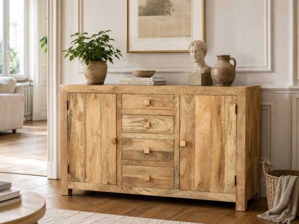 Komoda Hina 140x90x45 z mangového dreva