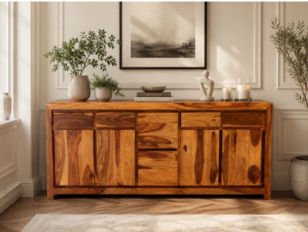 Komoda Tara 200x90x45 indický masív palisander