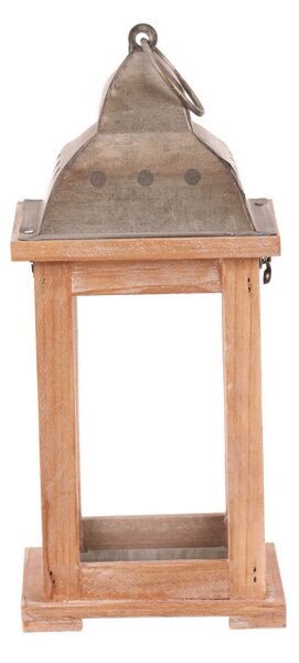 Lampáš drevený hnedý DA217