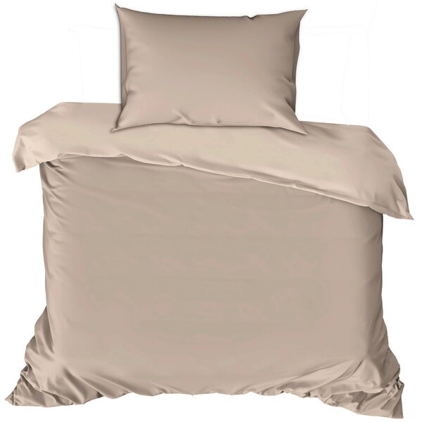 POSTEĽNÁ BIELIZEŇ, renforcé, béžová, 135/200 cm - Online Only bytové doplnky, Online Only