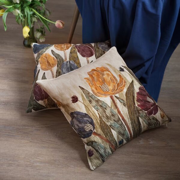Dekoračný návlek ART NATURE tulips multi 45x45 cm