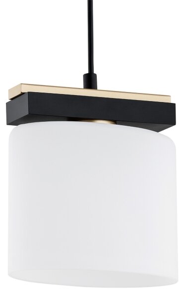 Argon 8276 - Luster na lanku CANOA 1xE27/15W/230V čierna