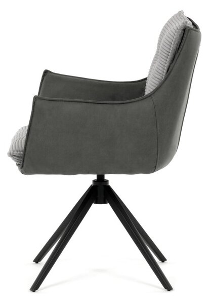 Jedálenská stolička sivá DCH-D1345 GREY2
