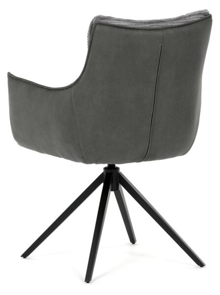 Jedálenská stolička sivá DCH-D1345 GREY2
