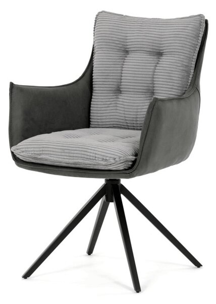 Jedálenská stolička sivá DCH-D1345 GREY2