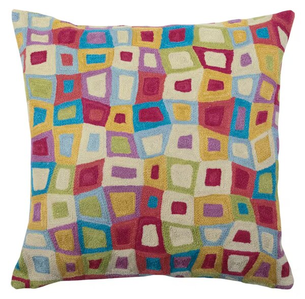 Dekoračný návlek ART WOOL mozaik 45x45 cm