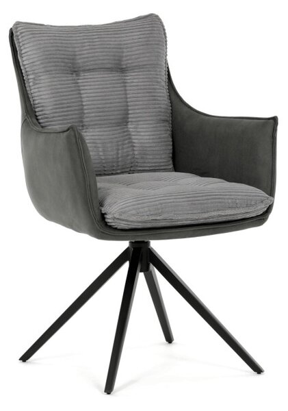 Jedálenská stolička sivá DCH-D1345 GREY2