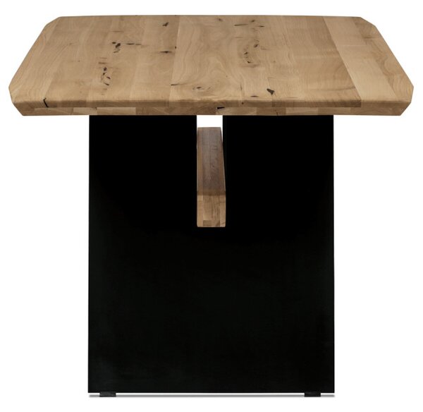 Jedálenský stôl 200x100 cm DS-M200 DUB dub / čierne nohy