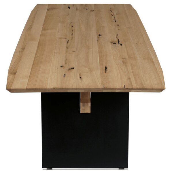 Jedálenský stôl 200x100 cm DS-M200 DUB dub / čierne nohy