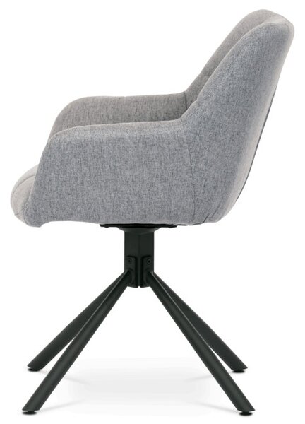 Jedálenská stolička sivá HC-532 SIL2