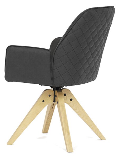 Jedálenská stolička čierna HC-539 BK3
