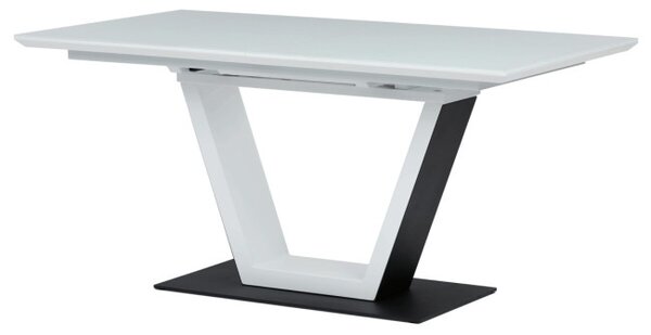 Jedálenský stôl 160x90 cm, rozkladací HT-D1931 WT