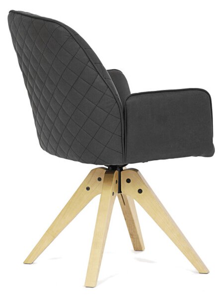Jedálenská stolička čierna HC-539 BK3